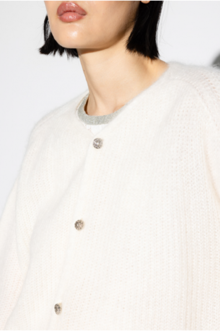 CARDIGAN ANGELO BABY ALPAGA blanc 