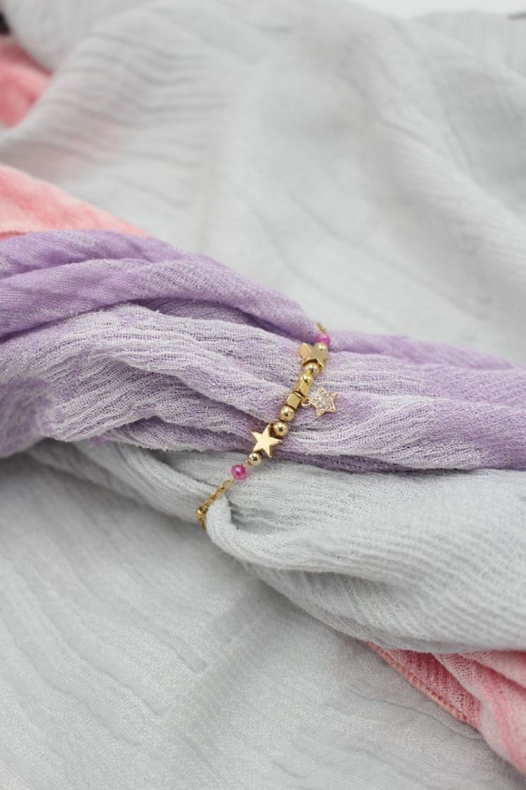 BRACELET MAILLE ETOILE X10 101 