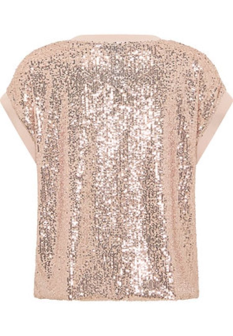 TS OVERSIZE PAILLETTES V10-203 ROSE