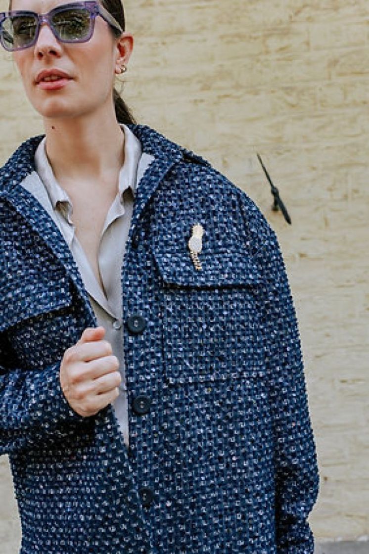 VESTE PAILLETTES V10-210