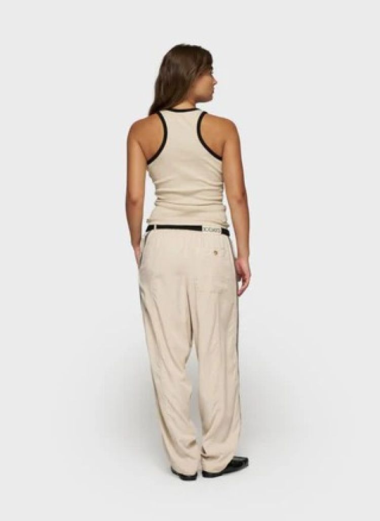 TANK TOP RIB CONTRAST LIGHT EART