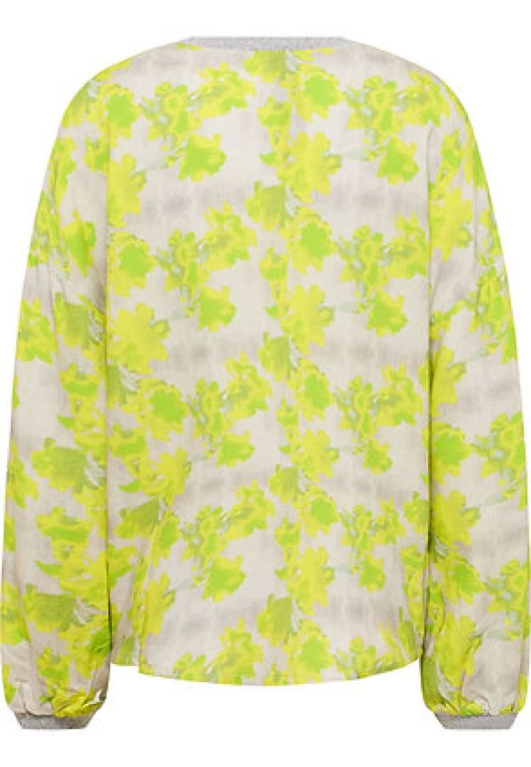 BLOUSE COL ROND  NEON BLOOM