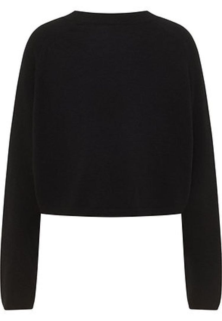 PULL CROPPED KIMONO  NOIR 