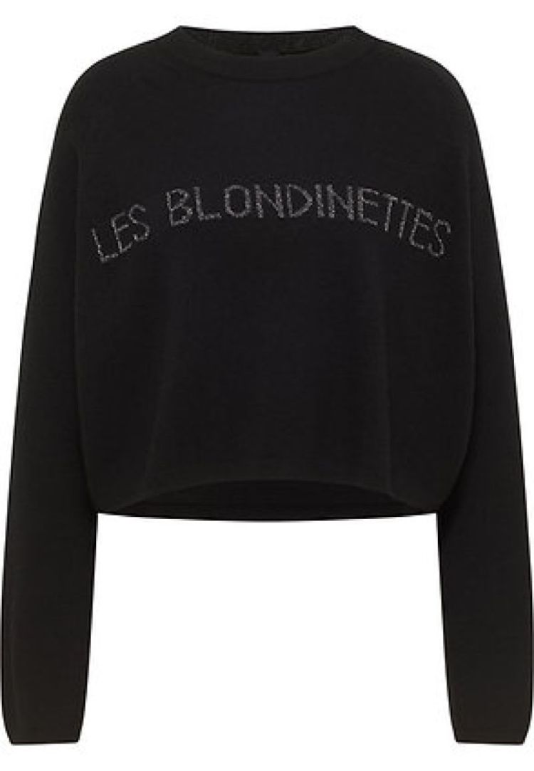PULL CROPPED KIMONO  NOIR 