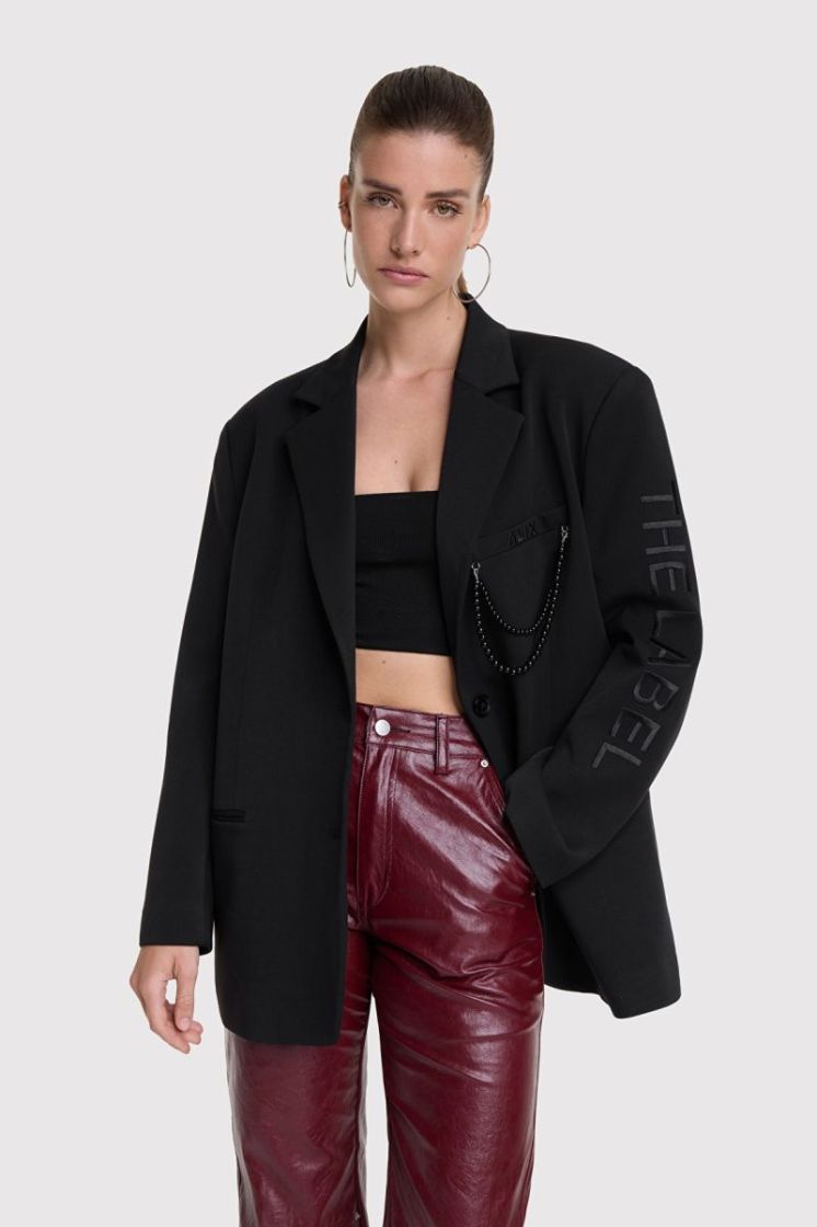  GRANDAD BLAZER BLACK