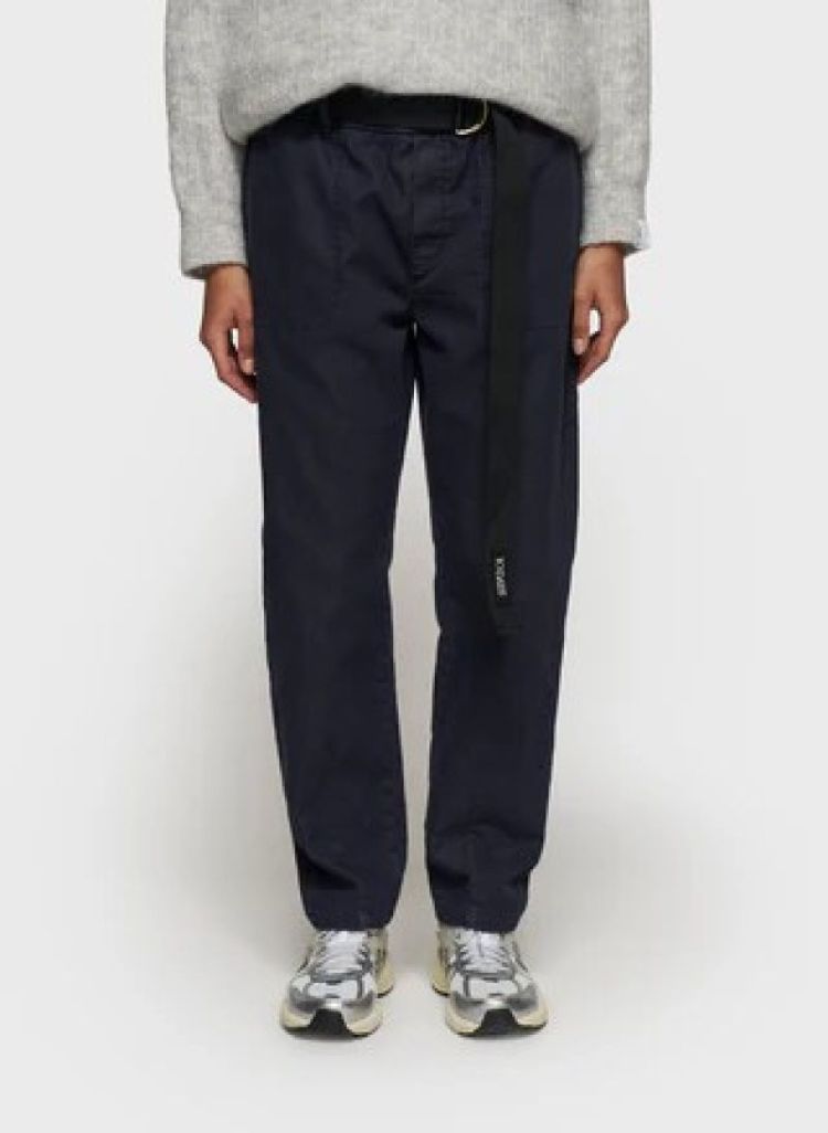 BELTED PANTS 1311 DARK NAVY