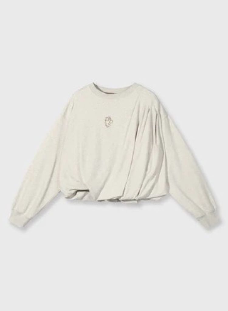 PLEATER SWEATER 4000 SOFT WHITE