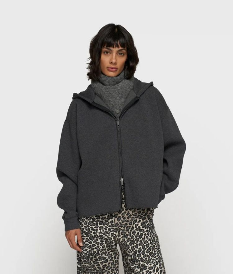 STATEMENT ZIP HOODIE 4002 ANTRA MELEE