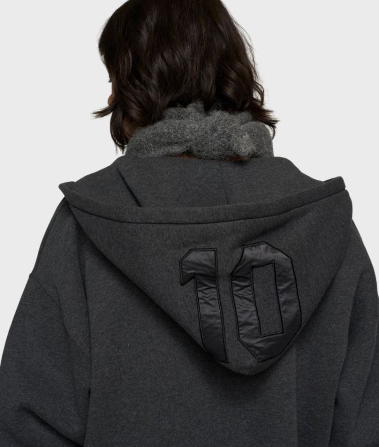 STATEMENT ZIP HOODIE 4002 ANTRA MELEE