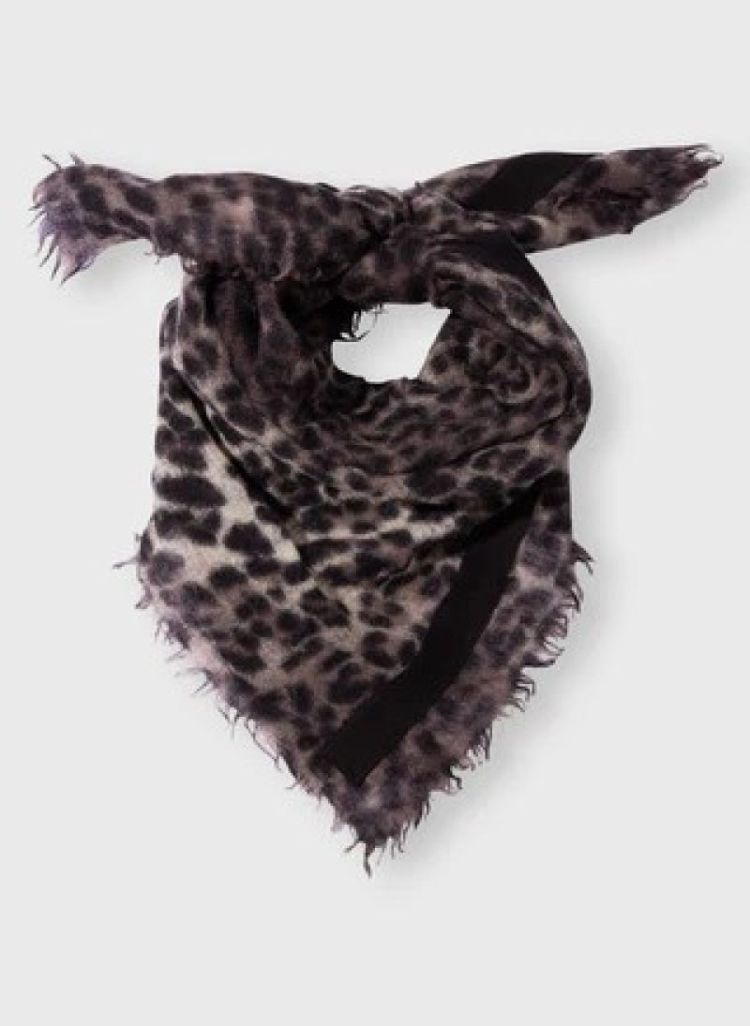 WOOL BANDANA LEOPARD 4000 SOFT WHITE