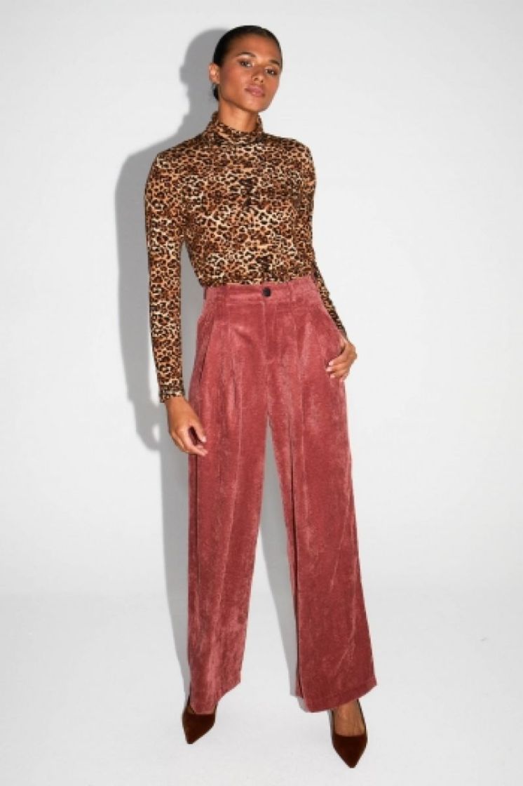 PANTALON VINTAGE VELVET COGNAC COGNAC