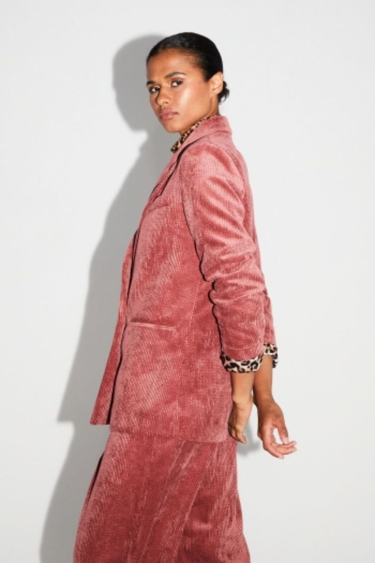 BLAZER VINTAGE VELVET COGNAC COGNAC