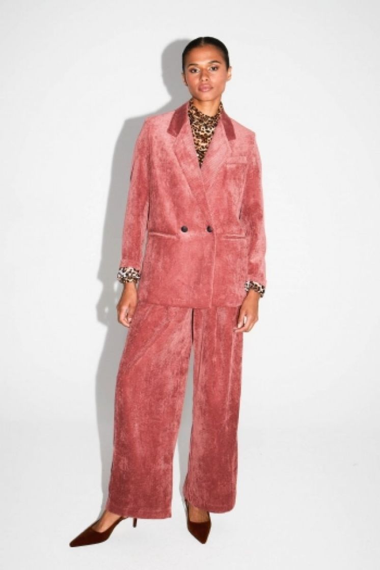 BLAZER VINTAGE VELVET COGNAC COGNAC