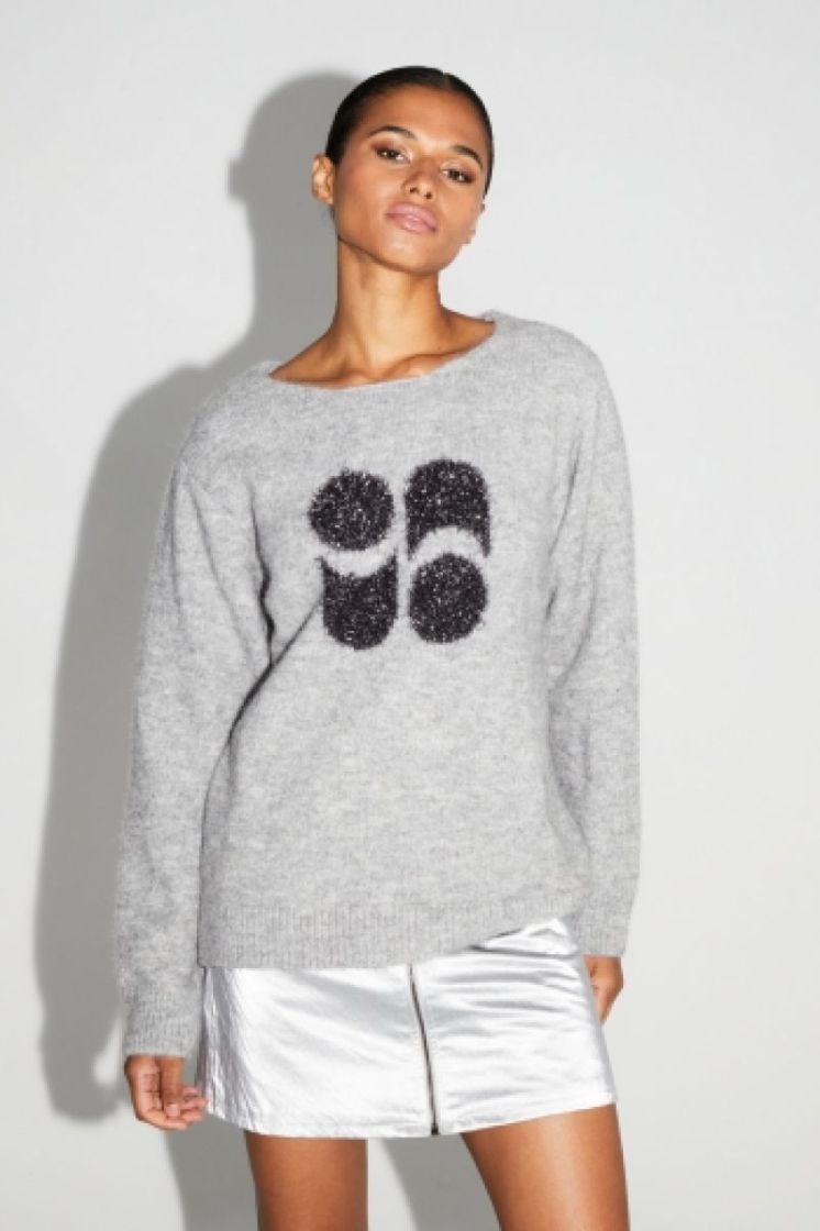 MAILLE HAIRPLANE LUREX GREY GREY