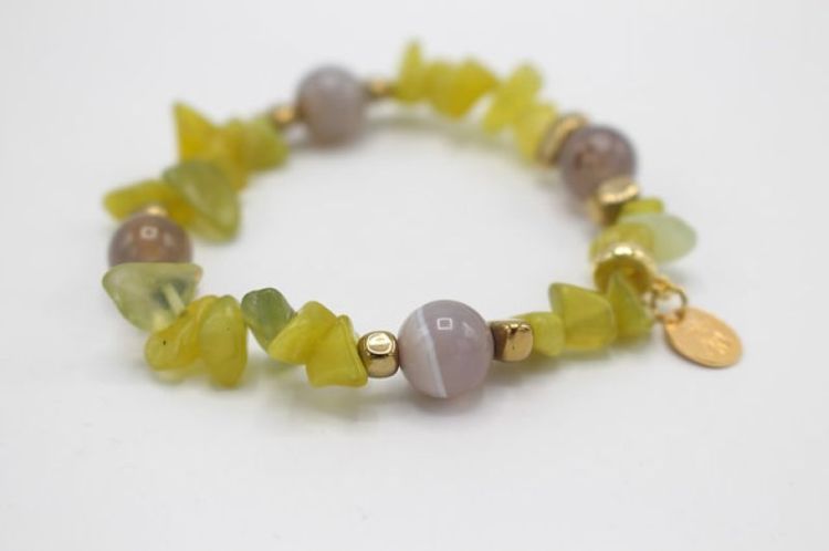 BRACELET PURE GRIS JAUNE