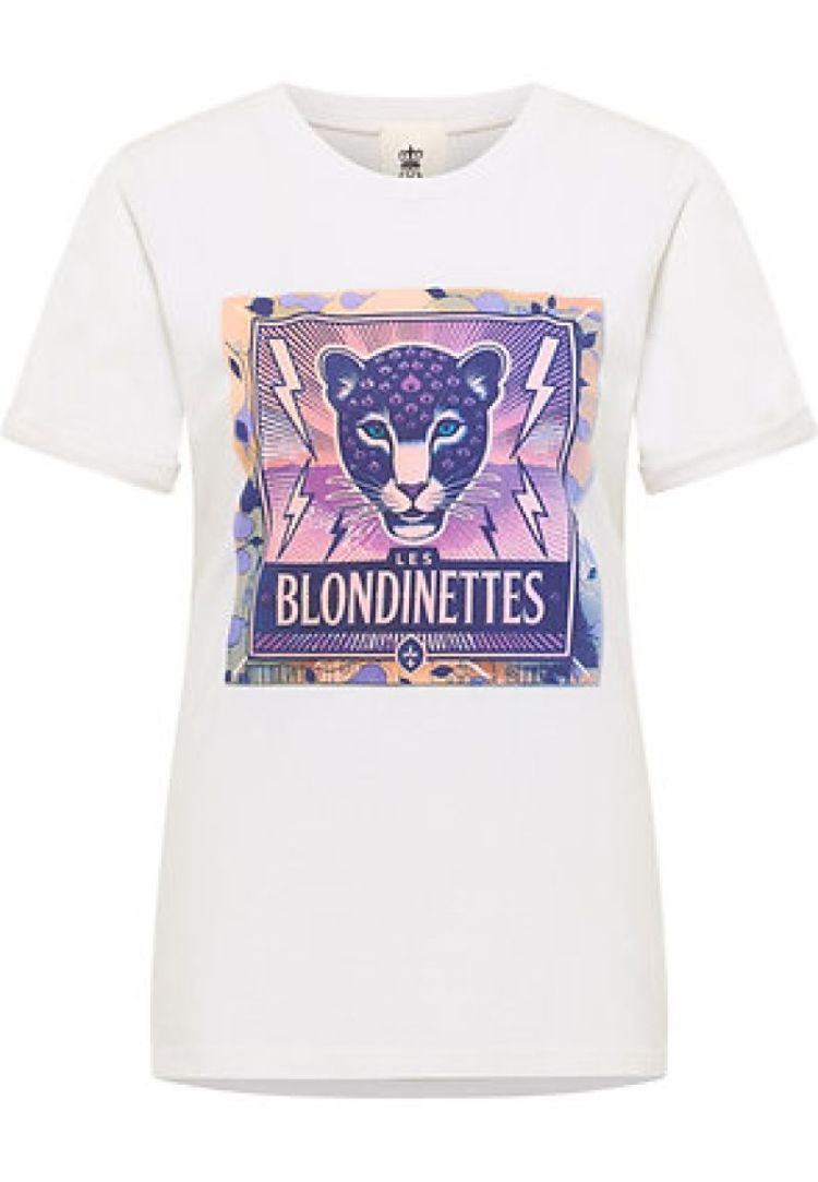 T-SHIRT LEOPARD CREME ROSE