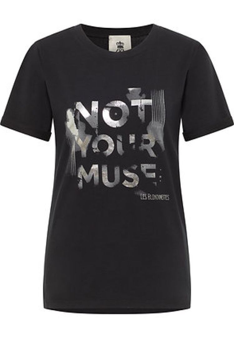 T-SHIRT NOT YOUR MUSE NOIR 