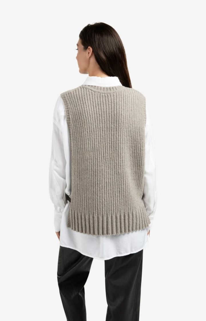 RIB STITCH BROWNISH GREY