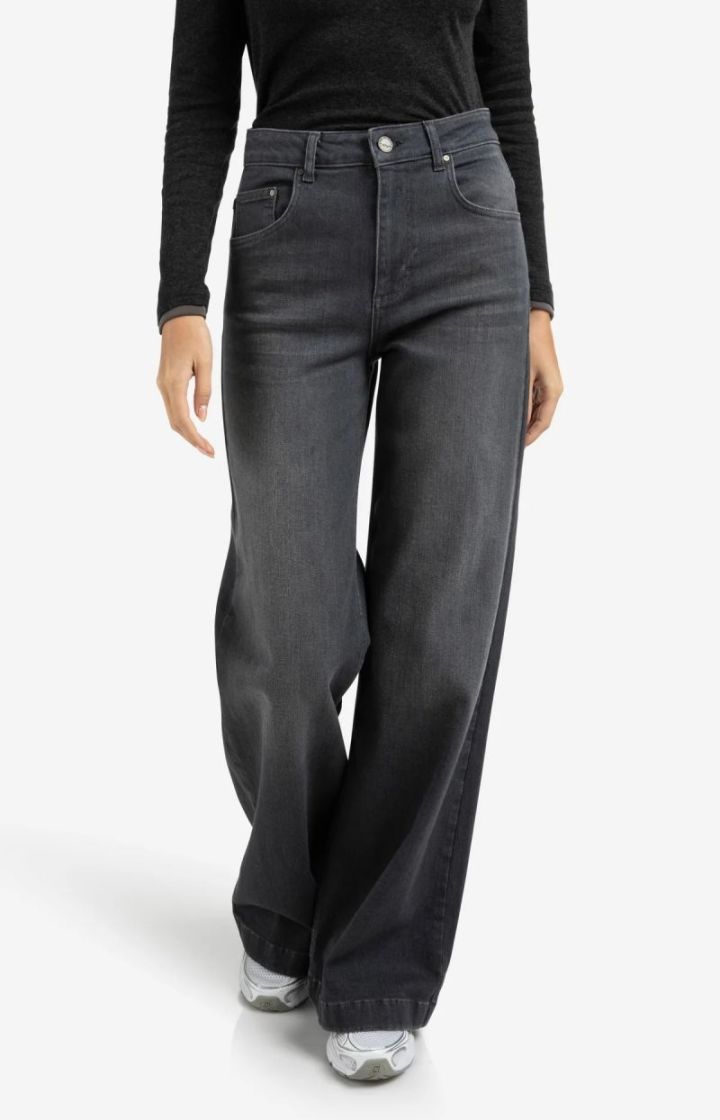 HW LOOSE WIDE L32 GREY DENIM
