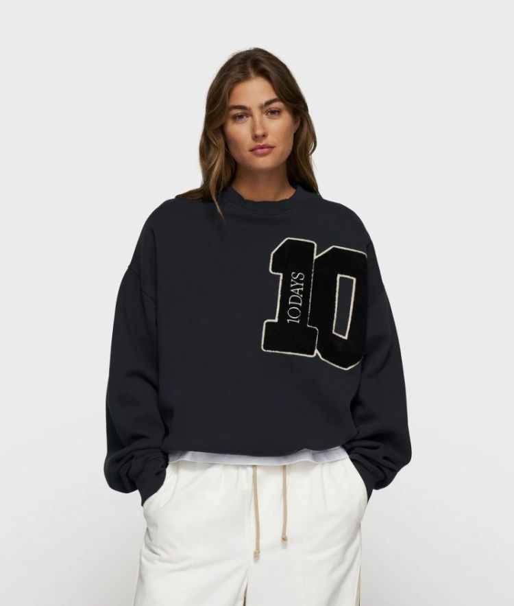 BASEBALL SWEATER DARK NAVY