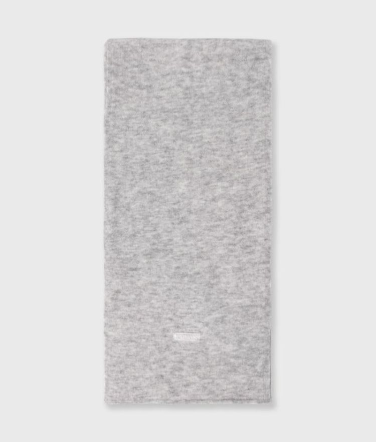 SOFT HAIRY SCARF light grey