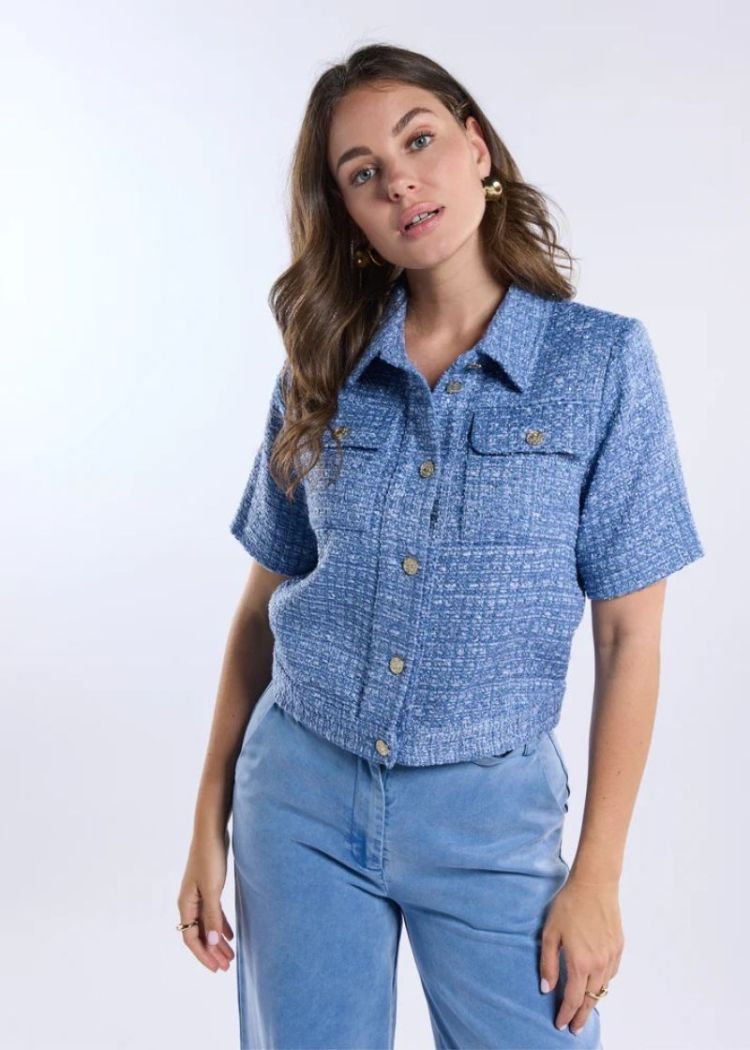 VESTE LOURDES Provence Blue