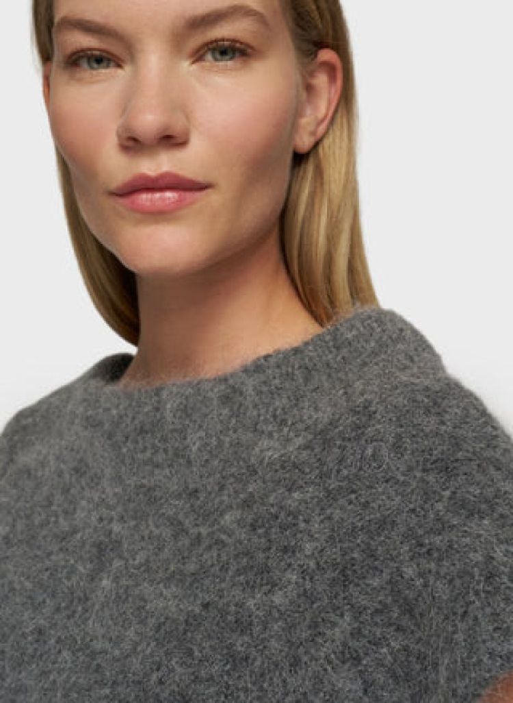 BALLON HAIRY KNIT TOP ANTRA MELEE