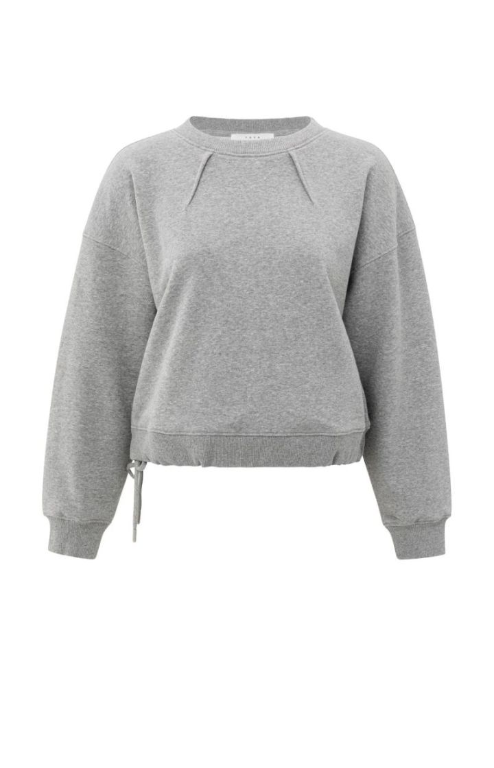 Sweat avec finitions plissées CHALK WHITE