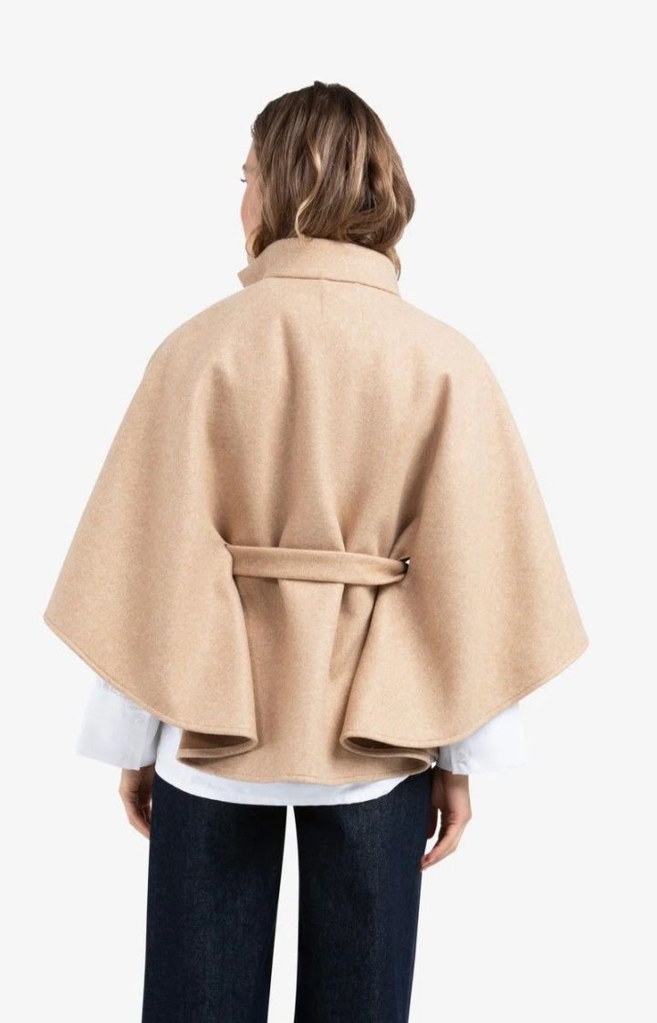 PONCHO 990302 LIGHT CAMEL