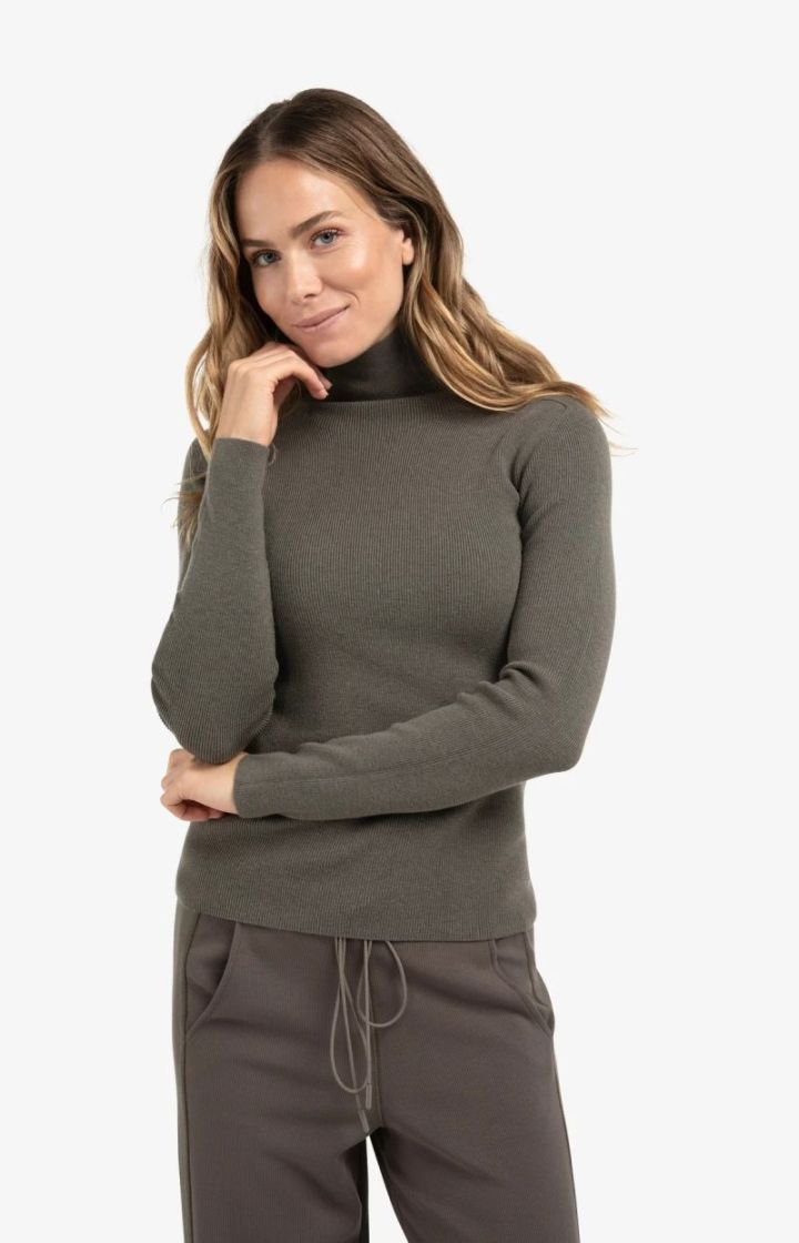 FITTED RIBBED DARK NIGHT