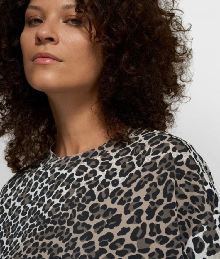 soft scuba tee leopard  LEOPARD