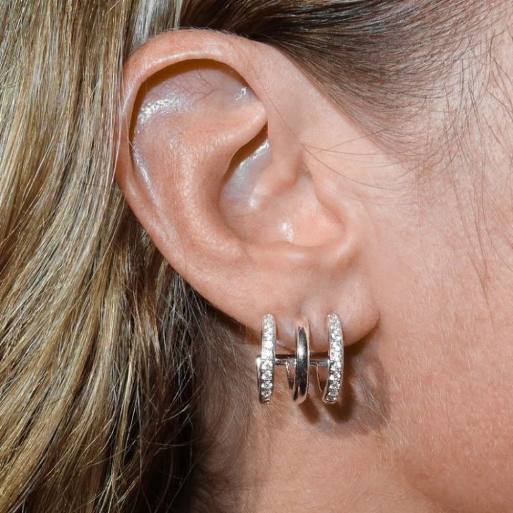 TRIO IVY STUD ARGENT