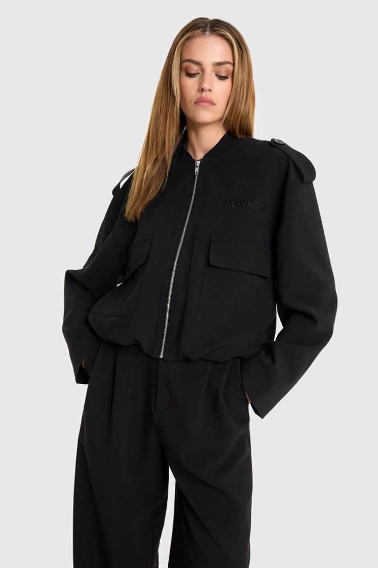 WOVEN BALLOON BLACK
