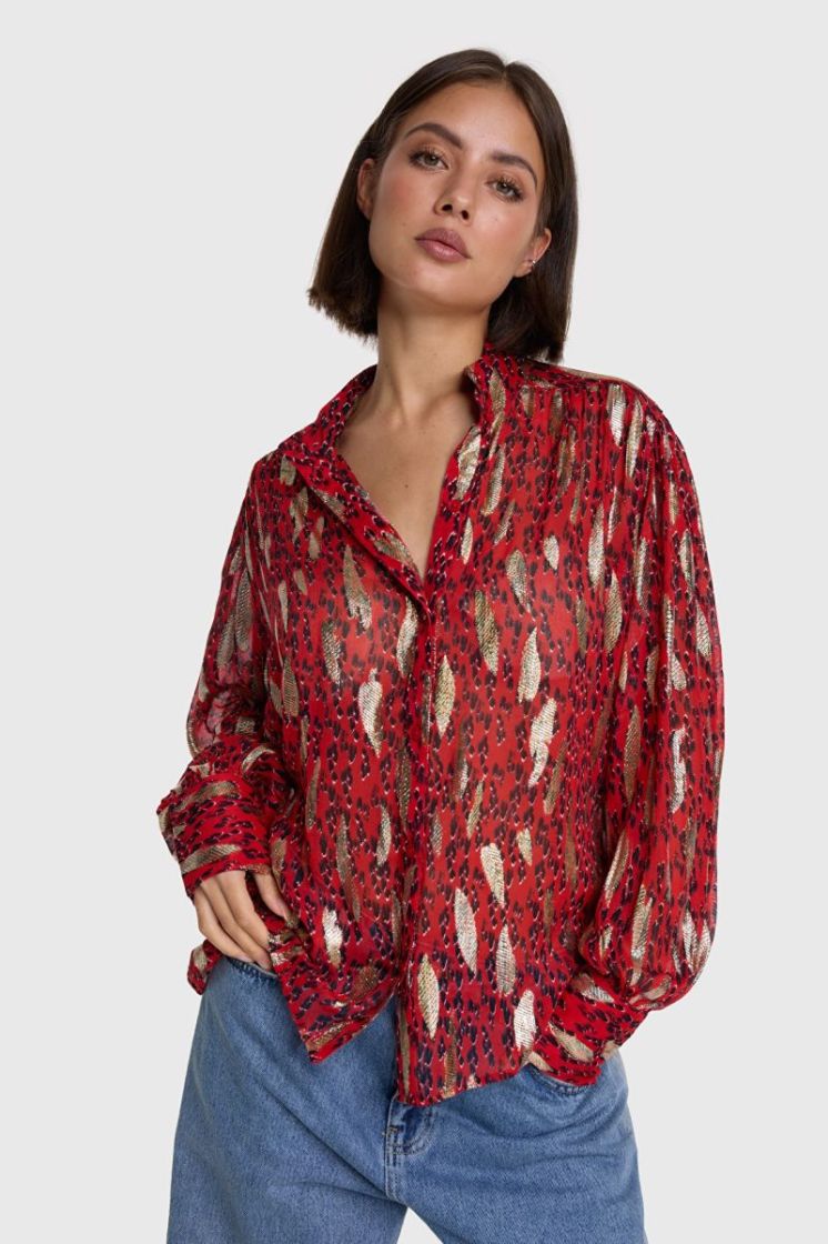LUREX ANIMAL  ROUGE