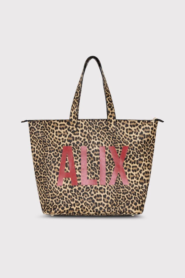 leopard alix shopper LEOPARD