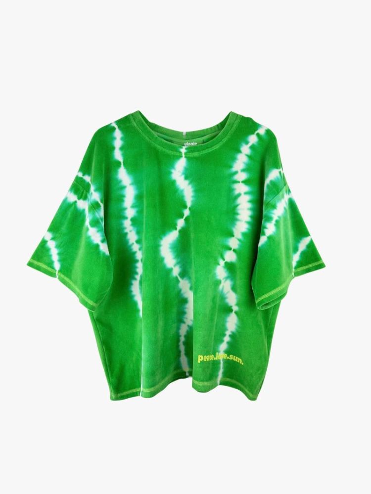 SWEAT MANCHES COURTES vert