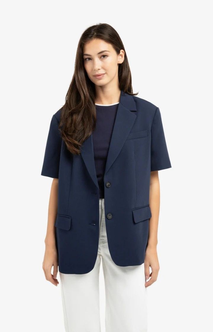 BLAZER OVERSIZE NAVY