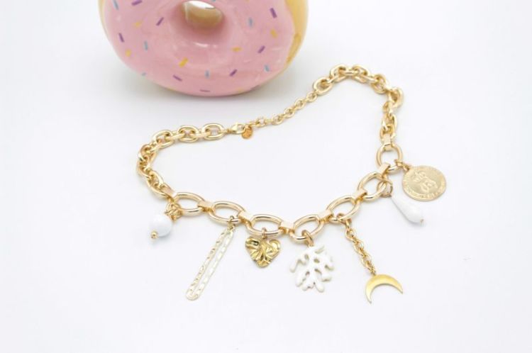 COLLIER CORAIL BLANC BLANC