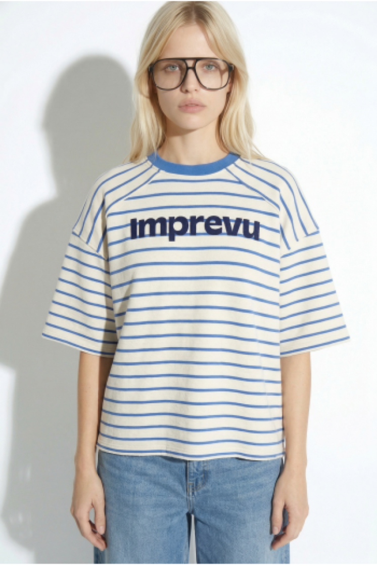 T-SHIRT TAO LINES BLUE