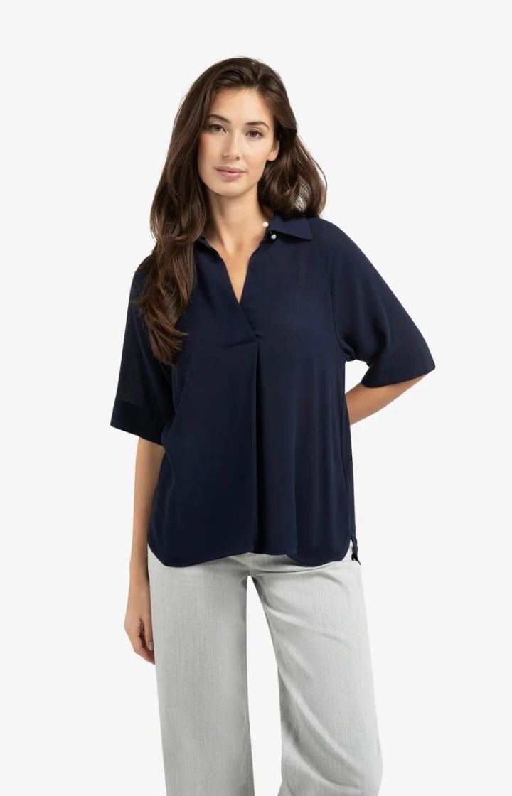 Chemisier manches courte NAVY