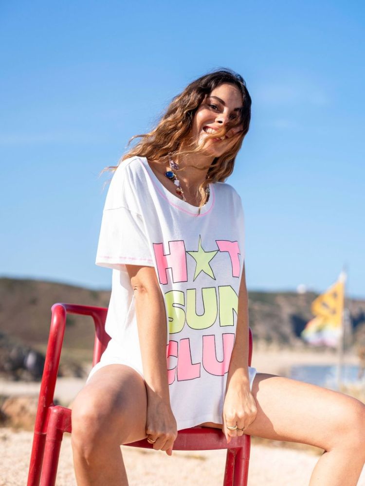 T-shirt hot sun WHITE