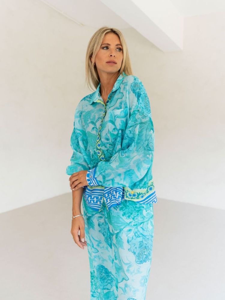 Chemisier turquoise TURQUOISE
