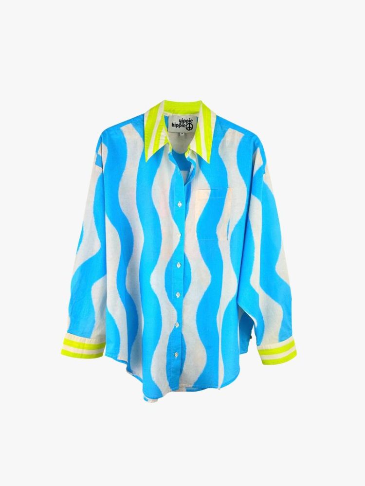 Chemisier Ciao bella   BLEU