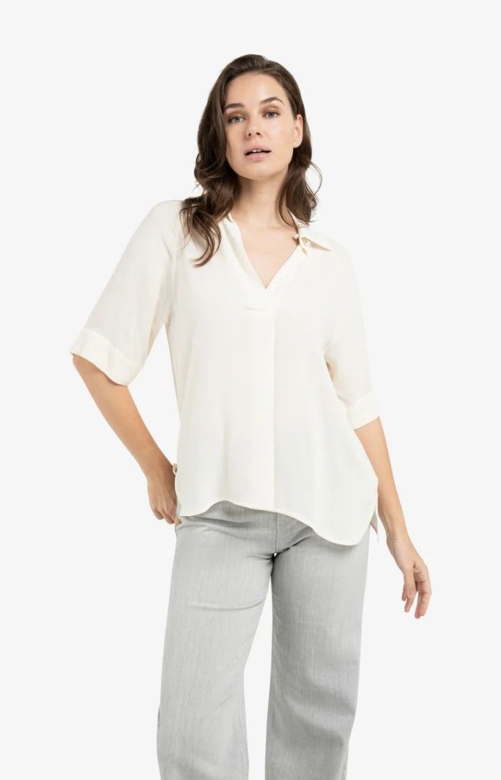 Top raglan manches courte ECRU
