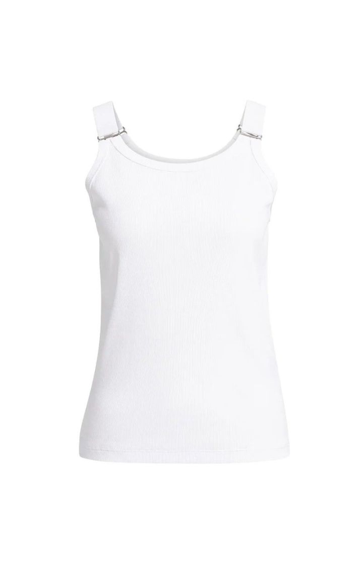 Débardeur côtelé PURE WHITE