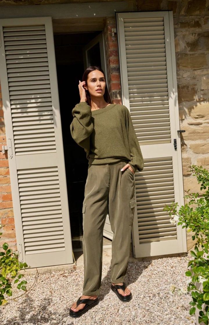 PANTALON CARGO ARMY GREEN
