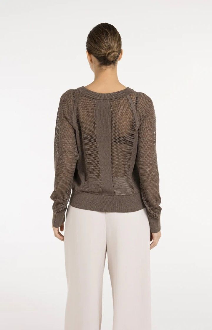 SWEAT RAGLAN WASHED BROWN
