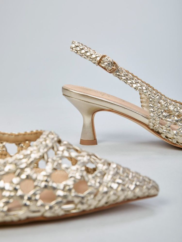 CHAUSSURE DOREE OR