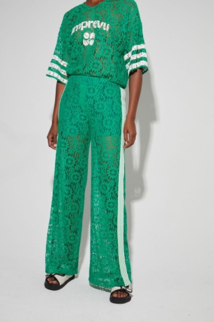 PANTALON DENTELLE GREEN
