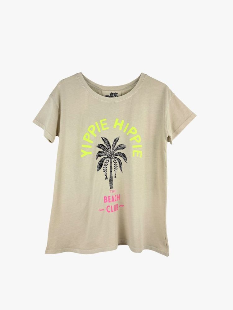 T-shirt yippie BEIGE